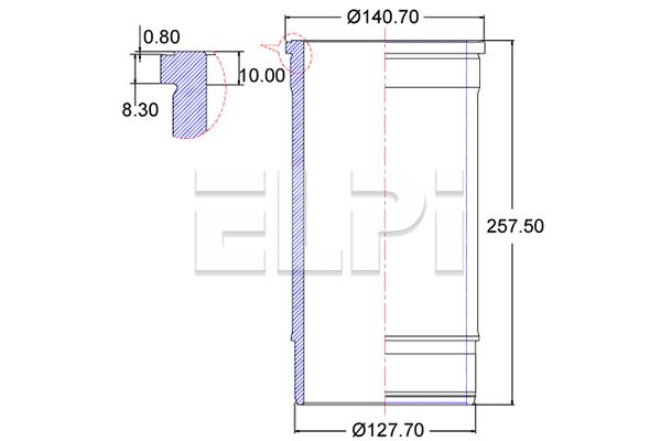Camasa cilindru LP180 3318 ELPI
